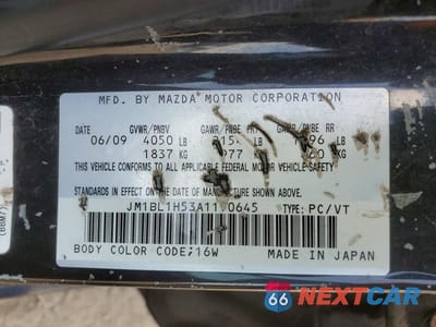 Zdjęcie 12 z 12 samochodu: 2010 MAZDA 3 S VIN:JM1BL1H53A1170645 - miniatura