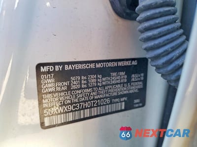 Zdjęcie 13 z 13 samochodu: 2017 BMW X3 XDRIVE28I VIN:5UXWX9C37H0T21026 - miniatura