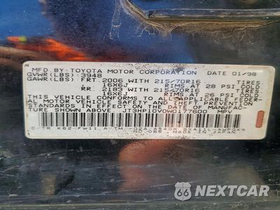 Zdjęcie 13 z 13 samochodu: 1998 TOYOTA RAV4 BASE VIN:JT3HP10V0W0177600 - miniatura