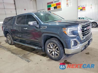 Czwarte zdjęcie samochodu z boku: 2020 GMC SIERRA K1500 SLT VIN:3GTU9DED0LG190635 - miniatura