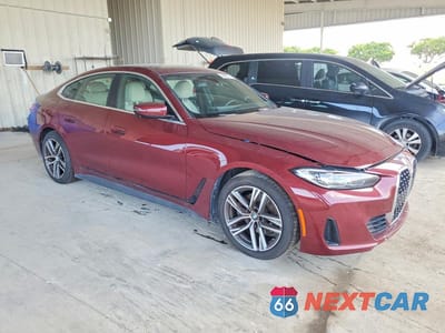Czwarte zdjęcie samochodu z boku: 2024 BMW 430XI GRAN COUPE VIN:WBA73AV09RFS17378 - miniatura