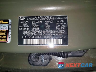 Zdjęcie 14 z 14 samochodu: 2026 HYUNDAI SANTA FE VIN:5NMP2DGL3TH183236 - miniatura