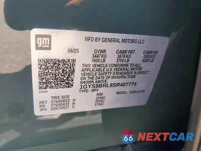 Zdjęcie 13 z 13 samochodu: 2025 CADILLAC ESCALADE PREMIUM LUXURY VIN:1GYS9BRL8SR407774 - miniatura