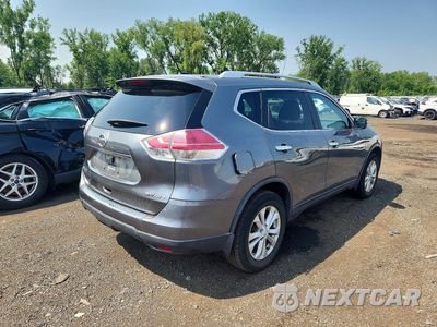 Trzecie zdjęcie samochodu z tyłu: 2015 NISSAN ROGUE SV VIN:KNMAT2MV4FP542294 - miniatura