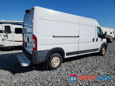 Trzecie zdjęcie samochodu z tyłu: 2018 RAM PROMASTER 2500 DELIVERY VAN VIN:3C6TRVDG8JE107837 - miniatura