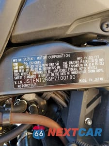 Zdjęcie 9 z 9 samochodu: 2023 SUZUKI DL800DE RC VIN:JS1EM12B8P7100180 - miniatura