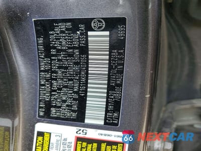 Zdjęcie 12 z 12 samochodu: 2021 TOYOTA CAMRY SE VIN:4T1G11AK6MU407056 - miniatura