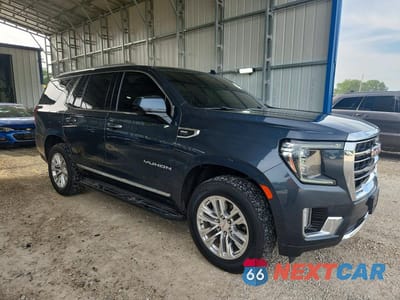 Czwarte zdjęcie samochodu z boku: 2021 GMC YUKON SLT VIN:1GKS2BKD3MR478319 - miniatura