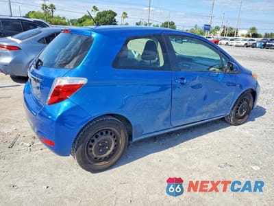 Trzecie zdjęcie samochodu z tyłu: 2012 TOYOTA YARIS 3-DOOR L VIN:JTDJTUD32CD521029 - miniatura