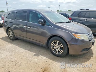 Czwarte zdjęcie samochodu z boku: 2013 HONDA ODYSSEY EXL VIN:5FNRL5H69DB014023 - miniatura