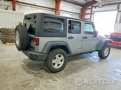 Trzecie zdjęcie samochodu z tyłu: 2013 JEEP WRANGLER UNLIMITED SPORT VIN:1C4BJWDG1DL657720 - miniatura