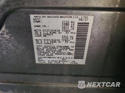 Zdjęcie 13 z 13 samochodu: 2017 NISSAN PATHFINDER S VIN:5N1DR2MM3HC911557 - miniatura