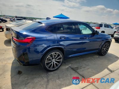 Trzecie zdjęcie samochodu z tyłu: 2022 BMW X4 XDRIVE30I VIN:5UX33DT03N9K73863 - miniatura