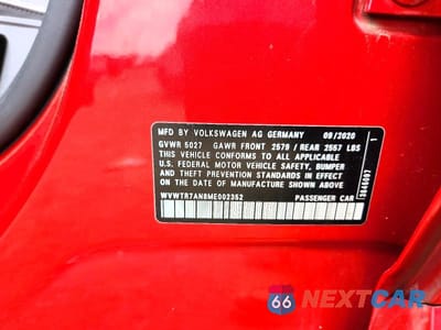 Zdjęcie 12 z 12 samochodu: 2021 VOLKSWAGEN ARTEON SEL PREMIUM R-LINE VIN:WVWTR7AN8ME002352 - miniatura