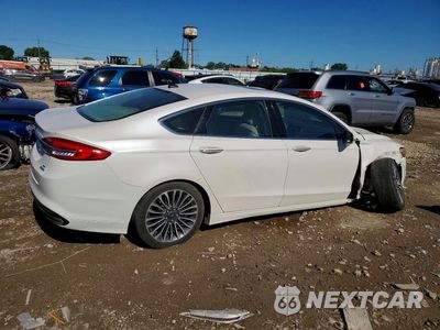 Trzecie zdjęcie samochodu z tyłu: 2017 FORD FUSION SE VIN:3FA6P0H96HR187710 - miniatura