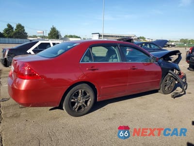 Trzecie zdjęcie samochodu z tyłu: 2007 HONDA ACCORD SE VIN:1HGCM56387A194637 - miniatura