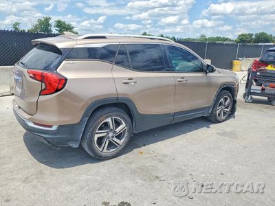 Trzecie zdjęcie samochodu z tyłu: 2018 GMC TERRAIN SLT VIN:3GKALPEV9JL370347 - miniatura