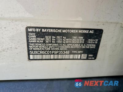Zdjęcie 13 z 13 samochodu: 2023 BMW X5 XDRIVE40I VIN:5UXCR6C01P9P35348 - miniatura