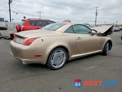 Trzecie zdjęcie samochodu z tyłu: 2004 LEXUS SC 430 VIN:JTHFN48Y740057474 - miniatura