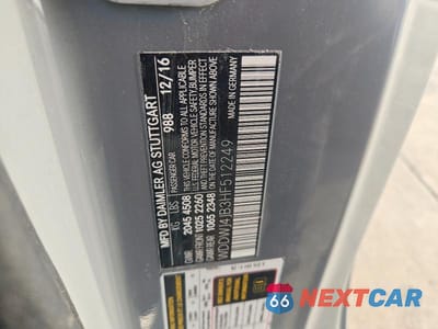 Zdjęcie 12 z 12 samochodu: 2017 MERCEDES-BENZ C 300 VIN:WDDWJ4JB3HF512249 - miniatura
