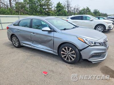 Czwarte zdjęcie samochodu z boku: 2017 HYUNDAI SONATA LIMITED VIN:5NPE34AF4HH559329 - miniatura