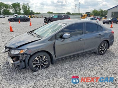 2013 HONDA CIVIC EX 19XFB2F86DE023535 - główne zdjęcie licytacji z USA - miniatura