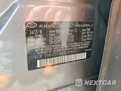 Zdjęcie 14 z 14 samochodu: 2019 HYUNDAI SANTA FE ULTIMATE 2.0T VIN:5NMS5CAA1KH016472 - miniatura