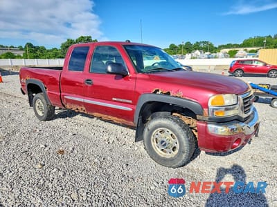 Czwarte zdjęcie samochodu z boku: 2005 GMC SIERRA K2500 HEAVY DUTY VIN:1GTHK29U05E343948 - miniatura