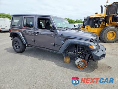 Czwarte zdjęcie samochodu z boku: 2025 JEEP WRANGLER SPORT VIN:1C4PJXDN2SW598750 - miniatura