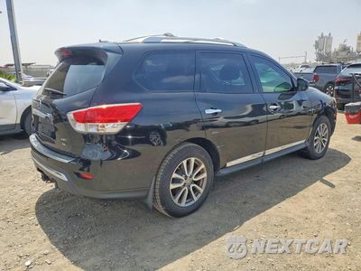 Trzecie zdjęcie samochodu z tyłu: 2014 NISSAN PATHFINDER SL VIN:5N1AR2MM8EC643409 - miniatura