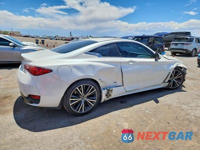 Trzecie zdjęcie samochodu z tyłu: 2021 INFINITI Q60 LUXE VIN:JN1EV7KK5MM410230 - miniatura