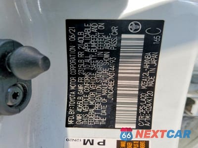 Zdjęcie 12 z 12 samochodu: 2021 TOYOTA COROLLA XSE VIN:JTNC4MBE7M3144193 - miniatura