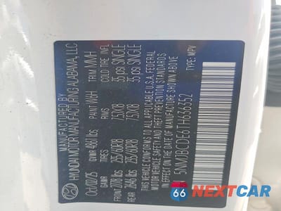 Zdjęcie 12 z 12 samochodu: 2026 HYUNDAI TUCSON SEL VIN:5NMJBCDE6TH636352 - miniatura