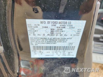 Zdjęcie 13 z 13 samochodu: 2008 FORD ESCAPE LIMITED VIN:1FMCU94178KE21587 - miniatura