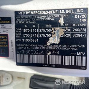 Zdjęcie 10 z 10 samochodu: 2020 MERCEDES-BENZ GLE 580 4MATIC VIN:4JGFB8GB2LA180974 - miniatura