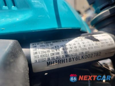 Zdjęcie 9 z 9 samochodu: 2020 YAMAHA YZFR3 VIN:MH3RH18Y6LK002782 - miniatura