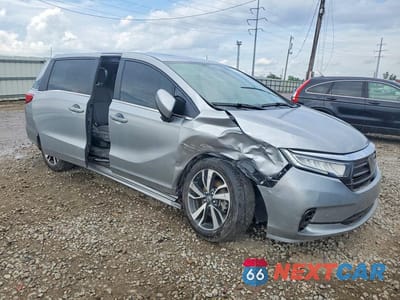 Czwarte zdjęcie samochodu z boku: 2024 HONDA ODYSSEY TOURING VIN:5FNRL6H80RB053565 - miniatura
