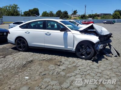 Czwarte zdjęcie samochodu z boku: 2025 HONDA ACCORD HYBRID SPORT-L VIN:1HGCY2F7XSA050067 - miniatura