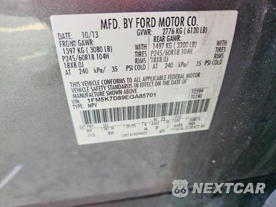 Zdjęcie 25 z 26 samochodu: 2014 FORD EXPLORER XLT VIN:1FM5K7D89EGA85701 - miniatura