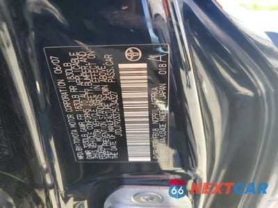 Zdjęcie 12 z 12 samochodu: 2007 TOYOTA YARIS BASE VIN:JTDJT923375134327 - miniatura