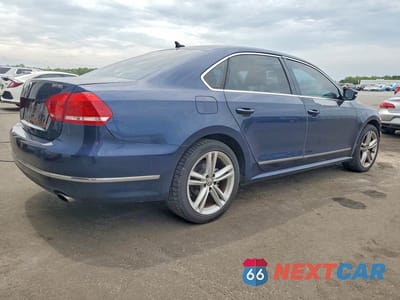 Trzecie zdjęcie samochodu z tyłu: 2013 VOLKSWAGEN PASSAT SEL VIN:1VWCM7A30DC080260 - miniatura