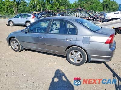 Drugie zdjęcie samochodu z przodu: 2005 HONDA CIVIC EX VIN:2HGES26855H553840 - miniatura