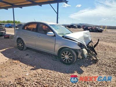 Czwarte zdjęcie samochodu z boku: 2009 HYUNDAI ACCENT GLS VIN:KMHCN46C19U313633 - miniatura