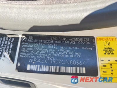Zdjęcie 13 z 13 samochodu: 2007 BMW 650 I VIN:WBAEK13507CN80367 - miniatura