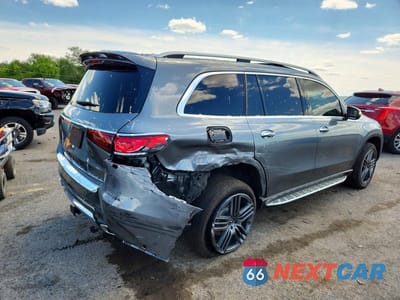Trzecie zdjęcie samochodu z tyłu: 2020 MERCEDES-BENZ GLS 450 4MATIC VIN:4JGFF5KE2LA213346 - miniatura