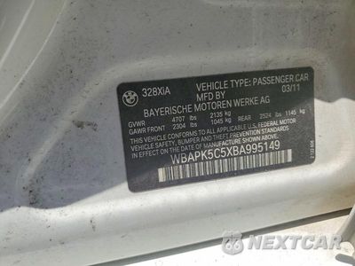 Zdjęcie 12 z 12 samochodu: 2011 BMW 328 XI SULEV VIN:WBAPK5C5XBA995149 - miniatura