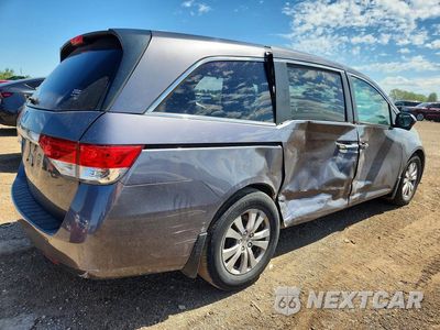 Trzecie zdjęcie samochodu z tyłu: 2015 HONDA ODYSSEY EXL VIN:5FNRL5H6XFB065274 - miniatura