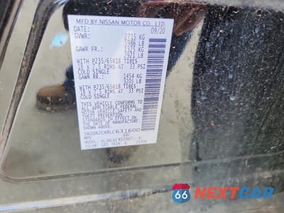 Zdjęcie 14 z 14 samochodu: 2020 NISSAN PATHFINDER SL VIN:5N1DR2CN9LC631600 - miniatura