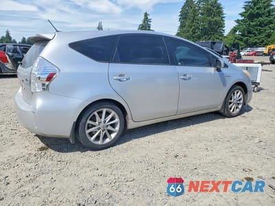 Trzecie zdjęcie samochodu z tyłu: 2012 TOYOTA PRIUS V FIVE VIN:JTDZN3EU9C3080360 - miniatura