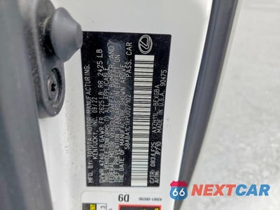 Zdjęcie 12 z 12 samochodu: 2023 LEXUS ES 300H F SPORT HANDLING VIN:58ABA1C1XPU027102 - miniatura